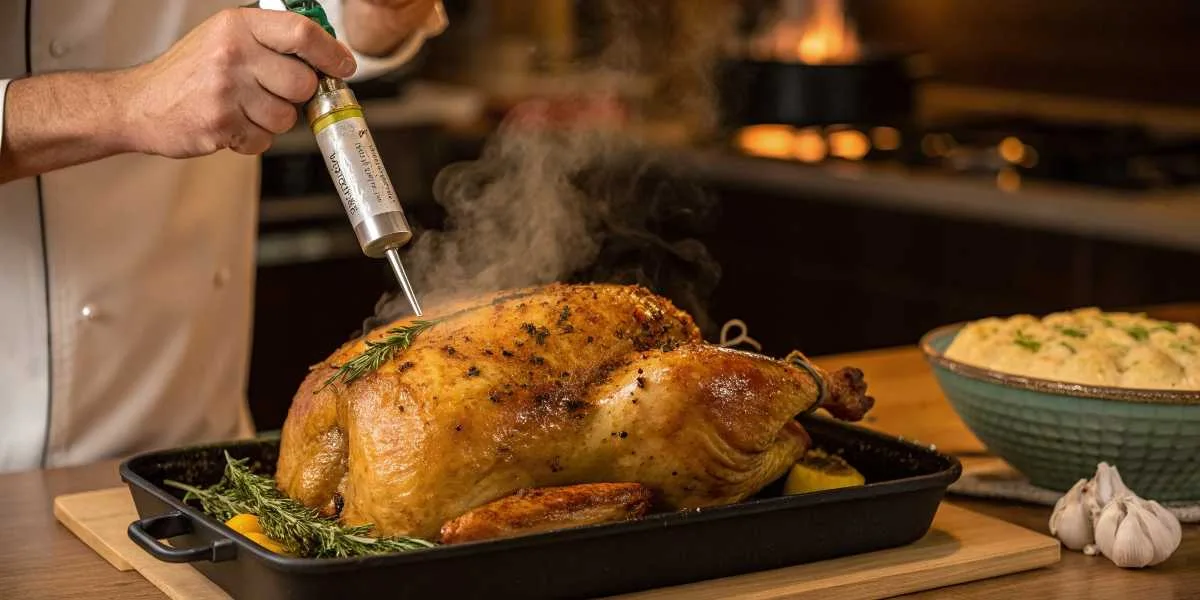 garlic butter turkey injection for juicy roasted flavor